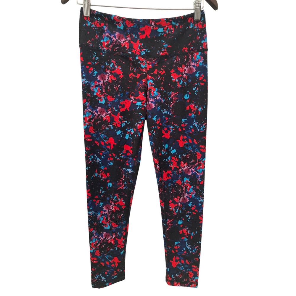 Z by Zella Black, Red & Blue Activewear Leggings Size Small